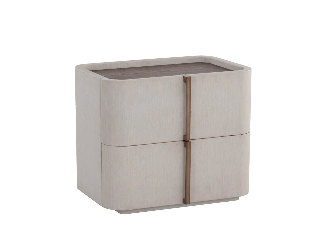 Jamille Nightstand - Small - Cream - Central Designs