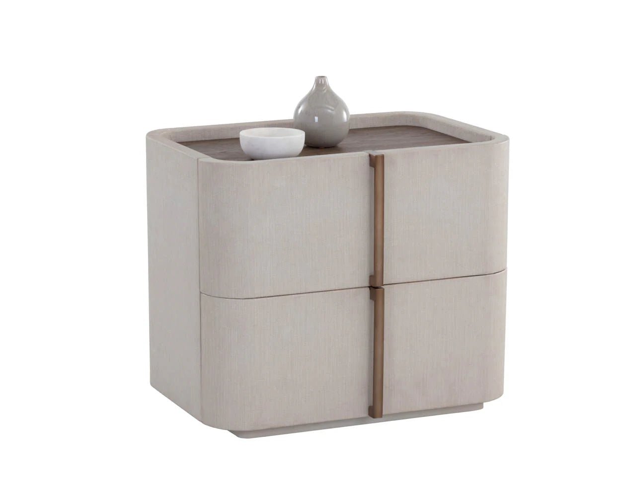 Jamille Nightstand - Small - Cream - Central Designs
