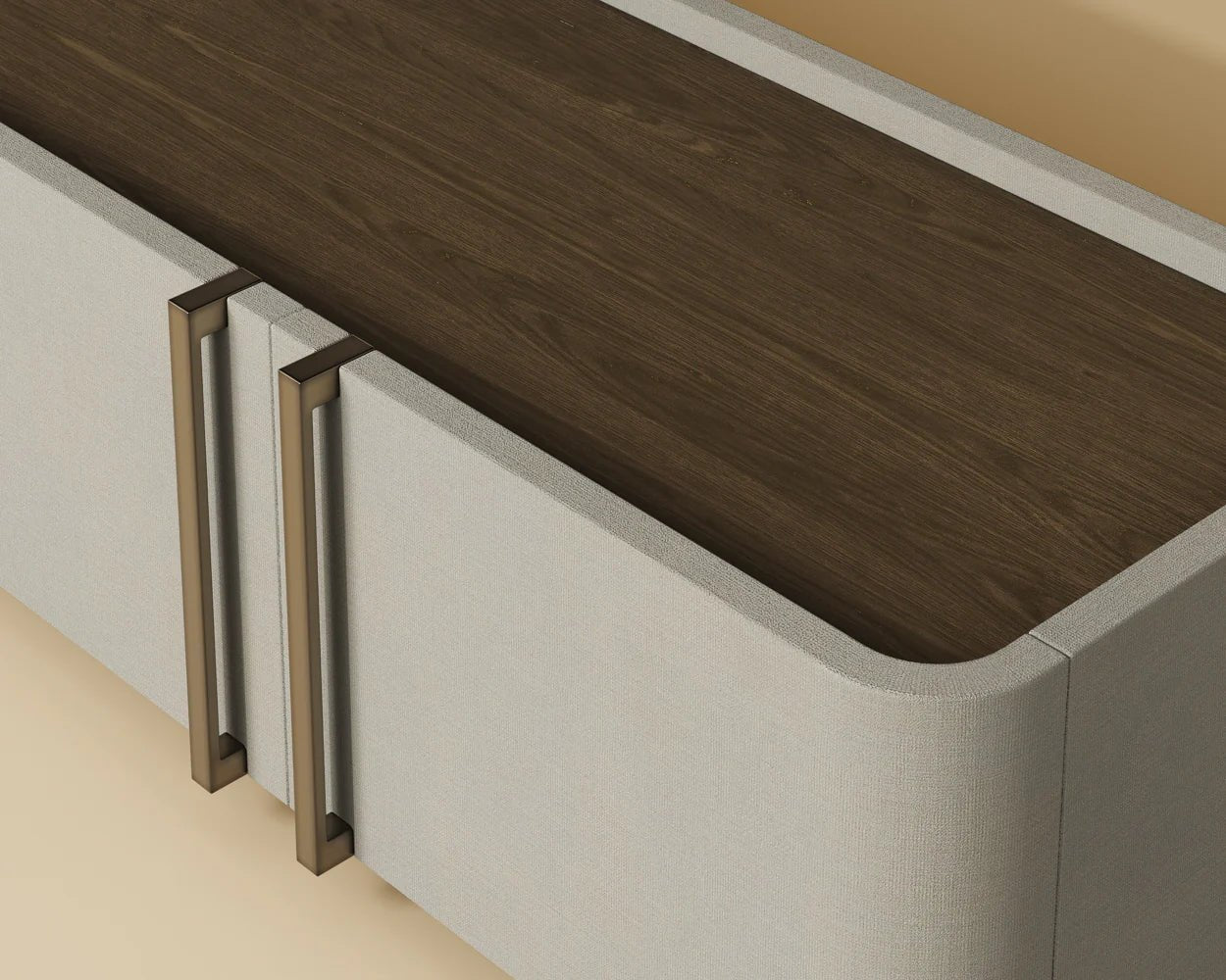 Jamille Storage Cabinet - Cream - Central Designs