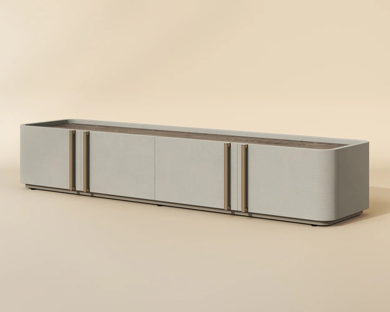 Jamille Storage Cabinet - Cream - Central Designs