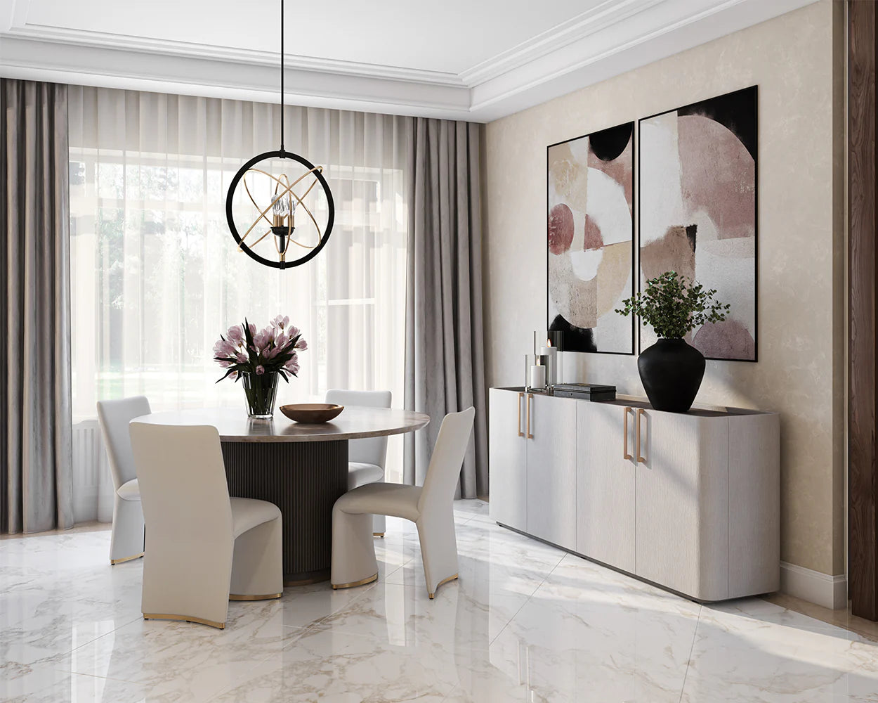 Jamille Sideboard - Cream