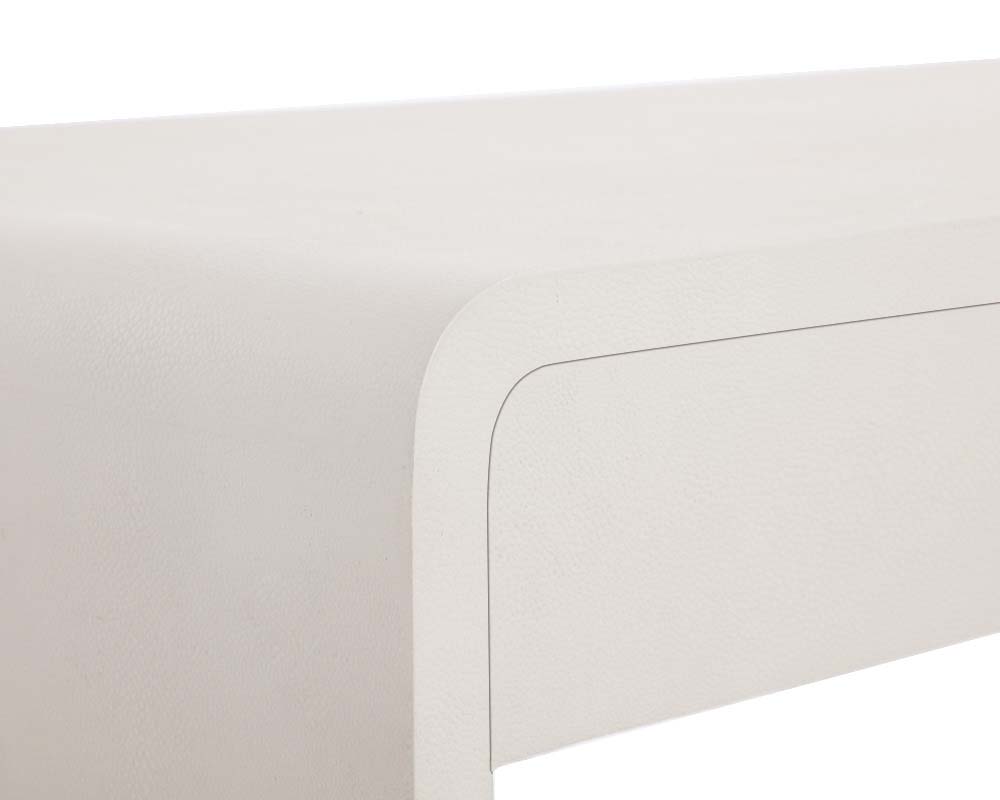 Ilona Desk - Oyster Shagreen - Central Designs
