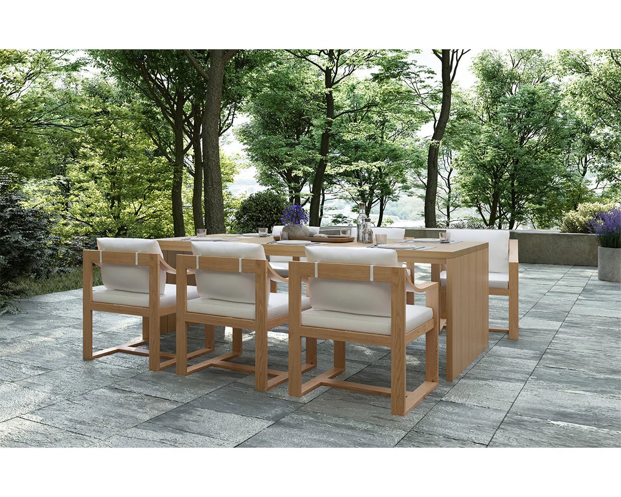 Tahiti Dining Armchair - Stinson White - Central Designs