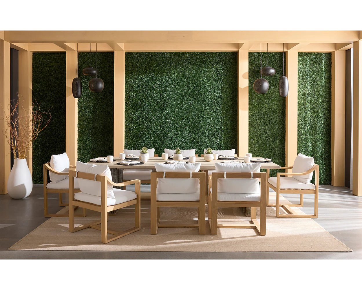 Tahiti Dining Armchair - Stinson White - Central Designs