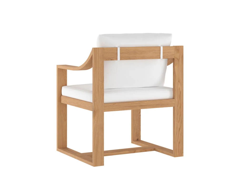 Tahiti Dining Armchair - Stinson White - Central Designs