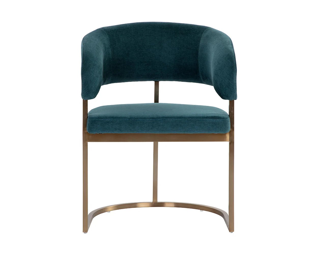 Marris Dining Armchair - Gold - Danny Teal - Central Designs
