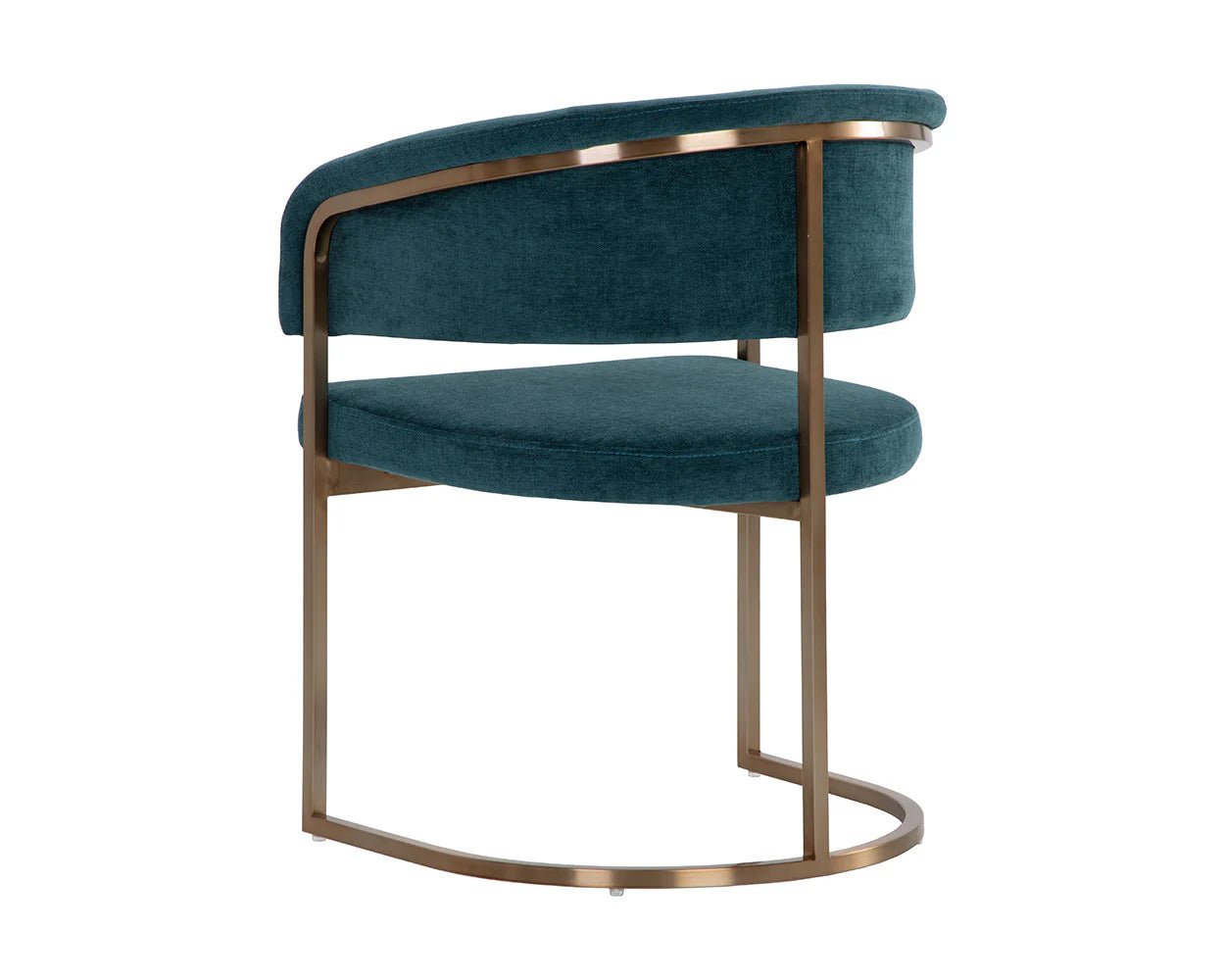 Marris Dining Armchair - Gold - Danny Teal - Central Designs