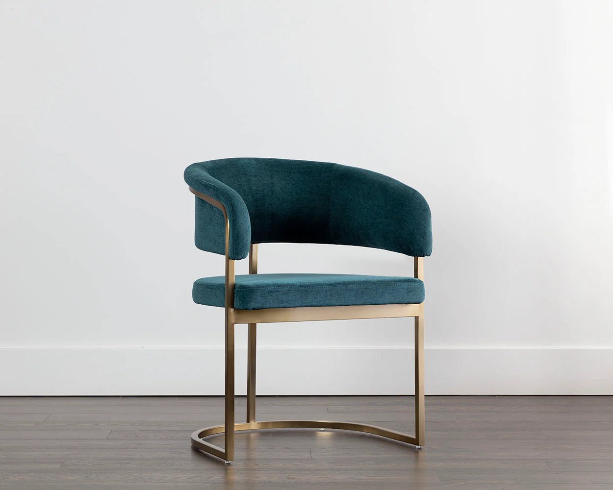 Marris Dining Armchair - Gold - Danny Teal - Central Designs