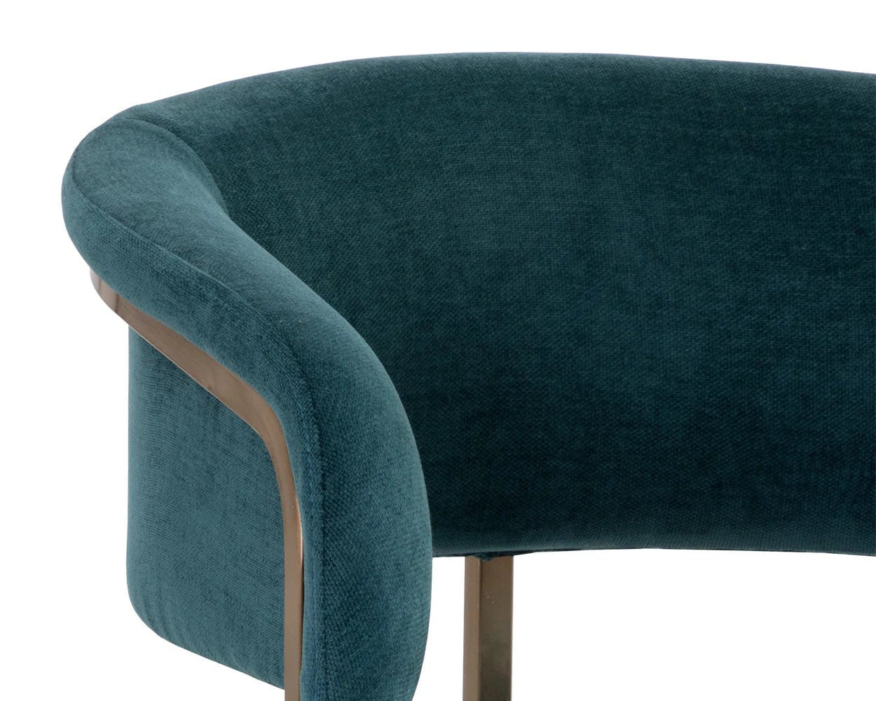 Marris Dining Armchair - Gold - Danny Teal - Central Designs