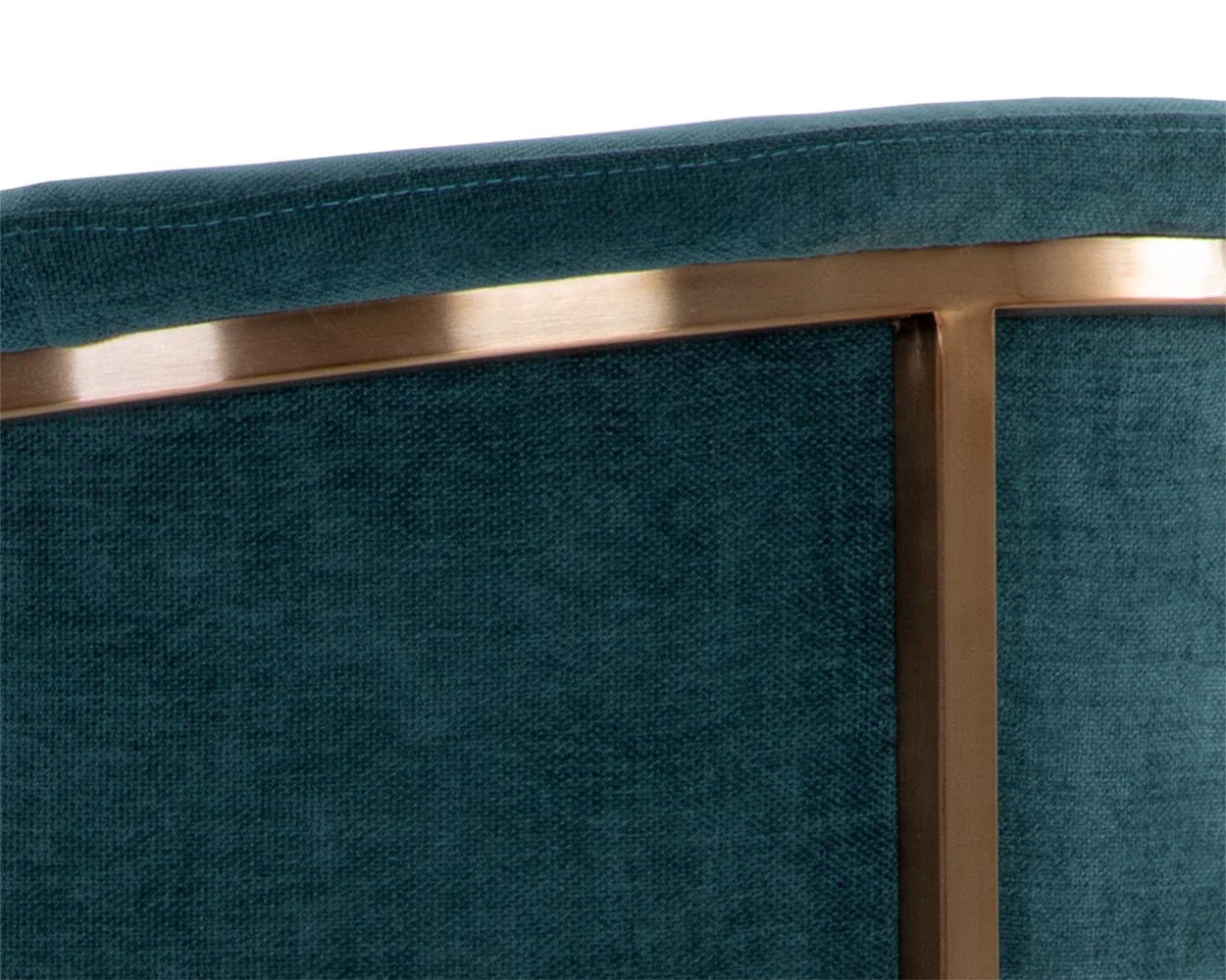 Marris Dining Armchair - Gold - Danny Teal - Central Designs