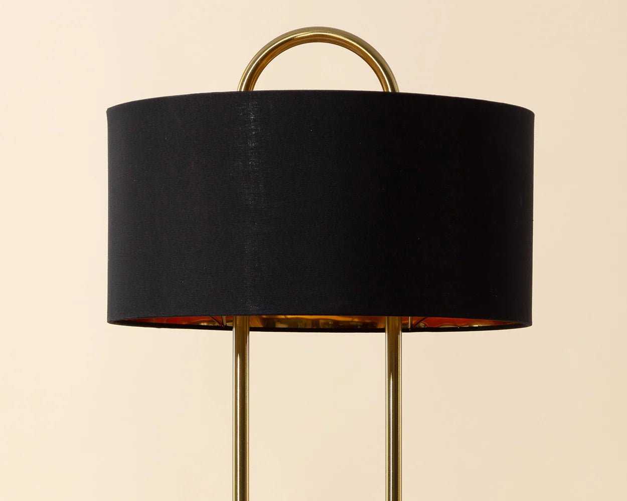 Kezna Table Lamp - Black Marble - Matte Black - Central Designs