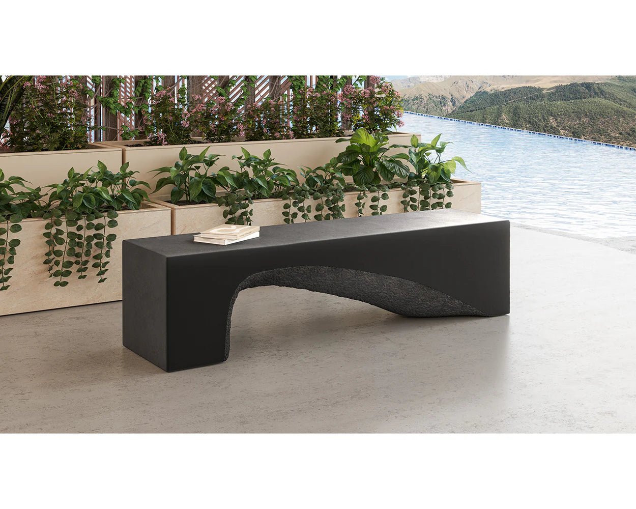 Soma Bench - Black - Central Designs