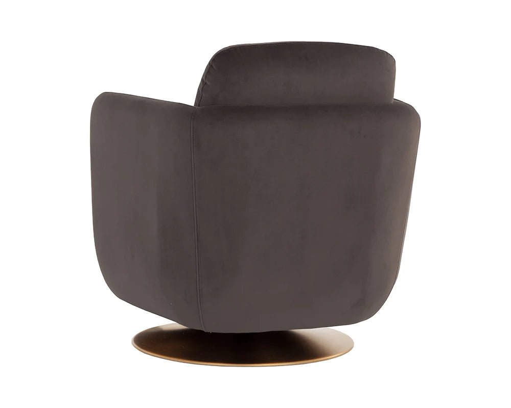 Gilley Swivel Lounge Chair - Meg Ash - Central Designs