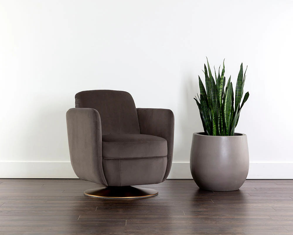 Gilley Swivel Lounge Chair Meg Ash
