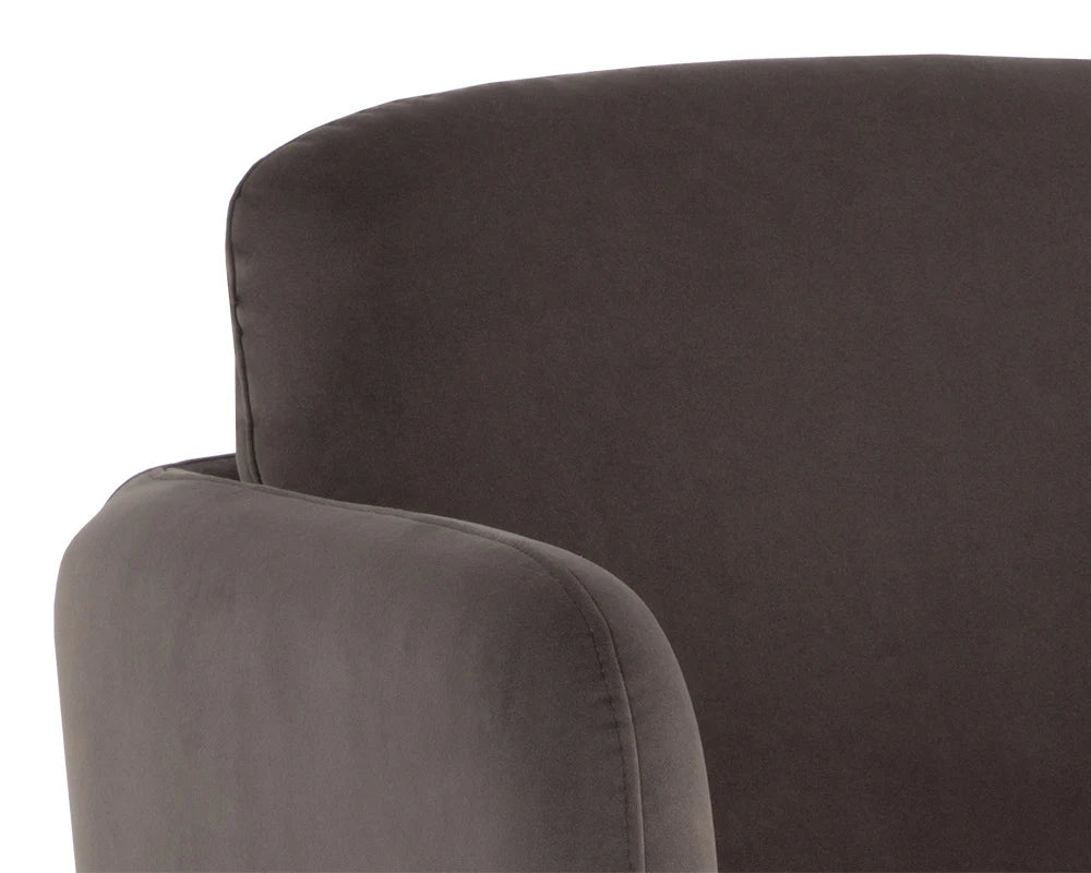 Gilley Swivel Lounge Chair - Meg Ash - Central Designs