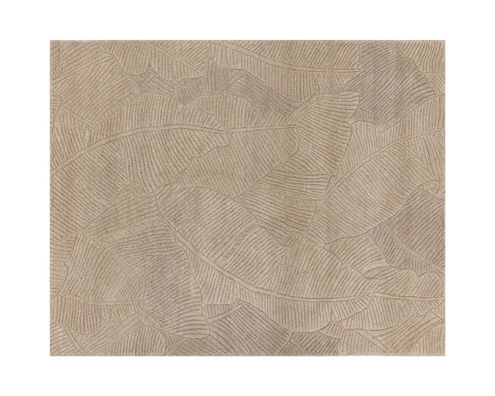 Calathea Hand - Tufted Rug - Sand - 8' X 10' - Central Designs