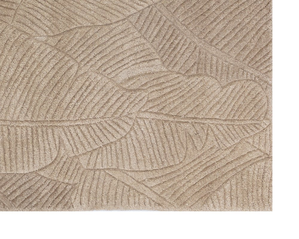 Calathea Hand - Tufted Rug - Sand - 8' X 10' - Central Designs