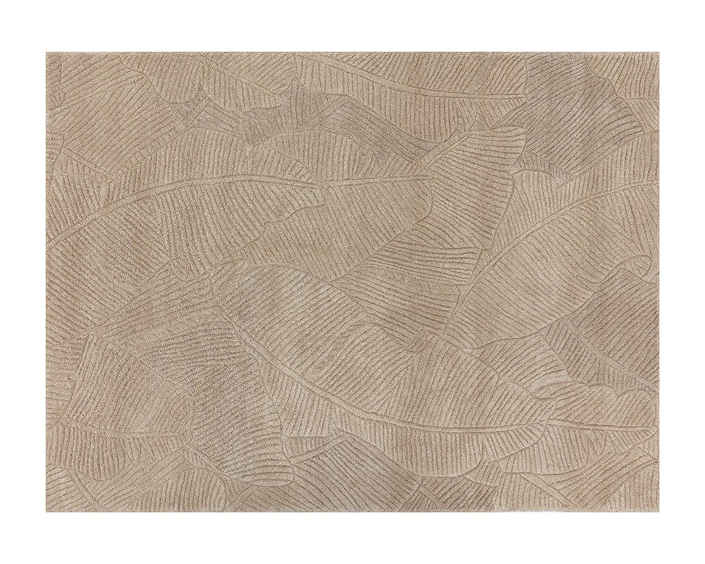 Calathea Hand - Tufted Rug - Sand - 9' X 12' - Central Designs