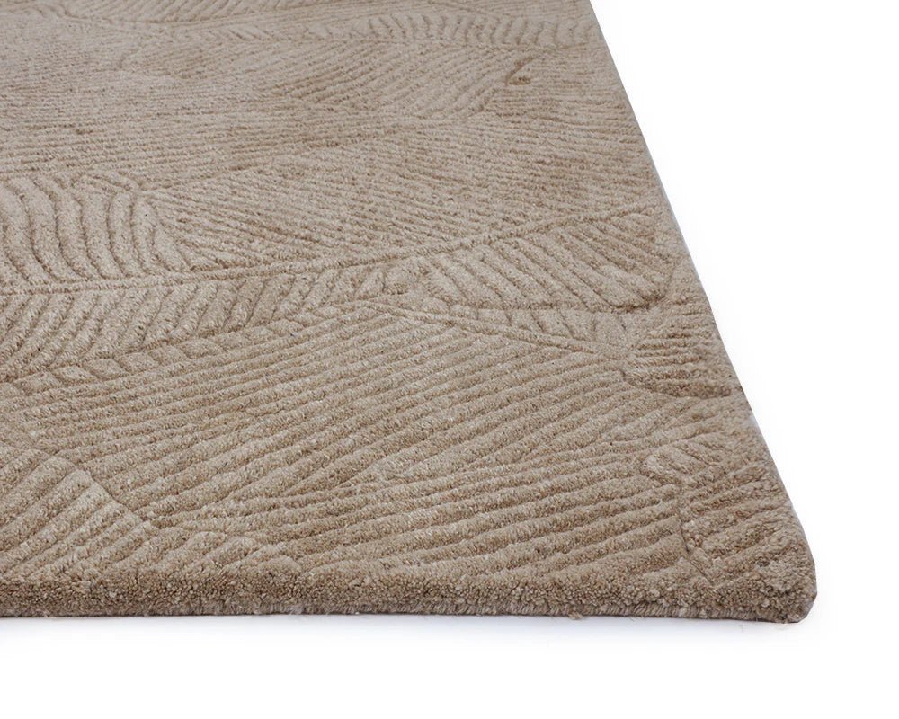 Calathea Hand - Tufted Rug - Sand - 9' X 12' - Central Designs