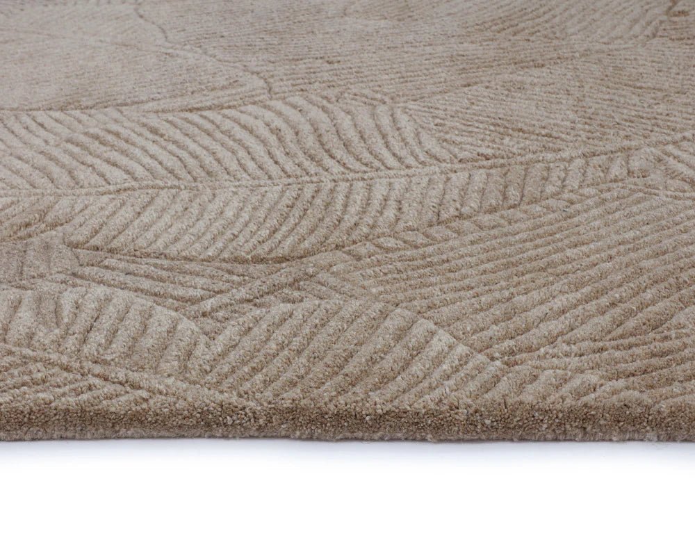 Calathea Hand - Tufted Rug - Sand - 10' X 14' - Central Designs