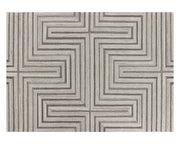 Oslow Hand - Tufted Rug - Beige / Grey - 10' X 14' - Central Designs