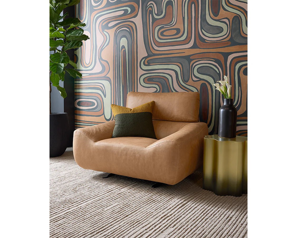 Deva Hand - Tufted Rug - Taupe - 8' X 10' - Central Designs