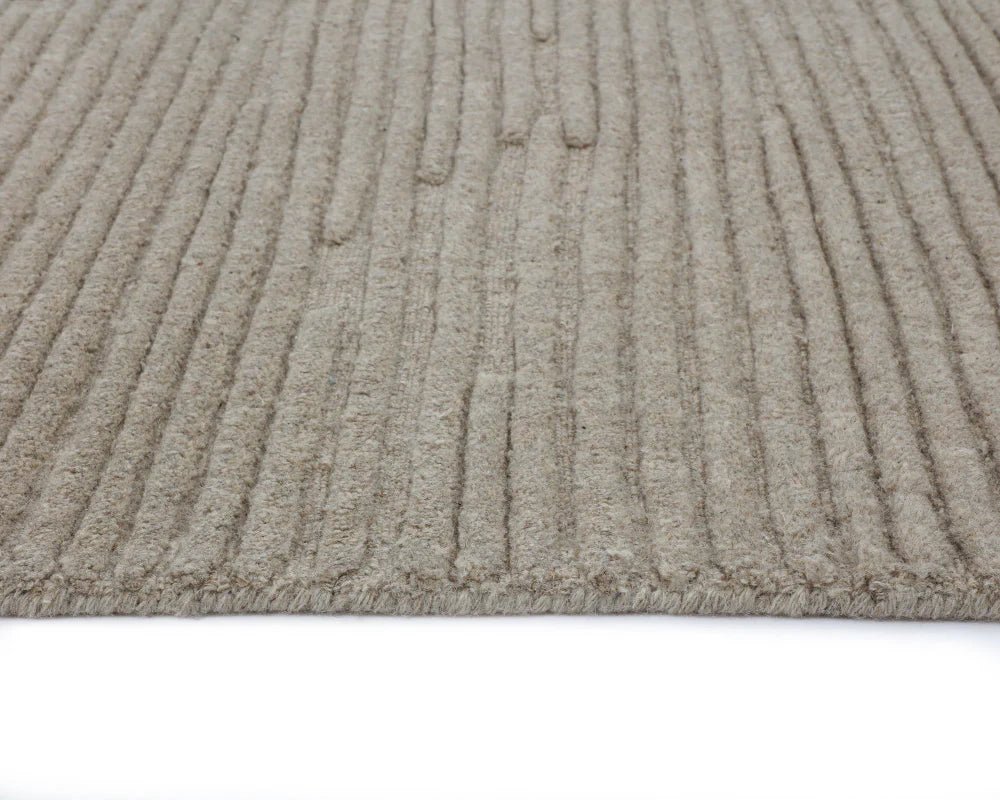 Deva Hand - Tufted Rug - Taupe - 9' X 12' - Central Designs