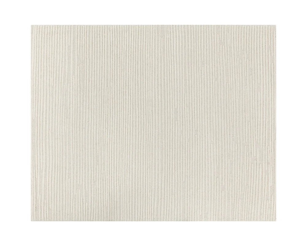 Deva Hand - Tufted Rug - Ivory - 8' X 10' - Central Designs