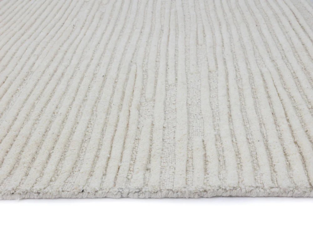 Deva Hand - Tufted Rug - Ivory - 8' X 10' - Central Designs