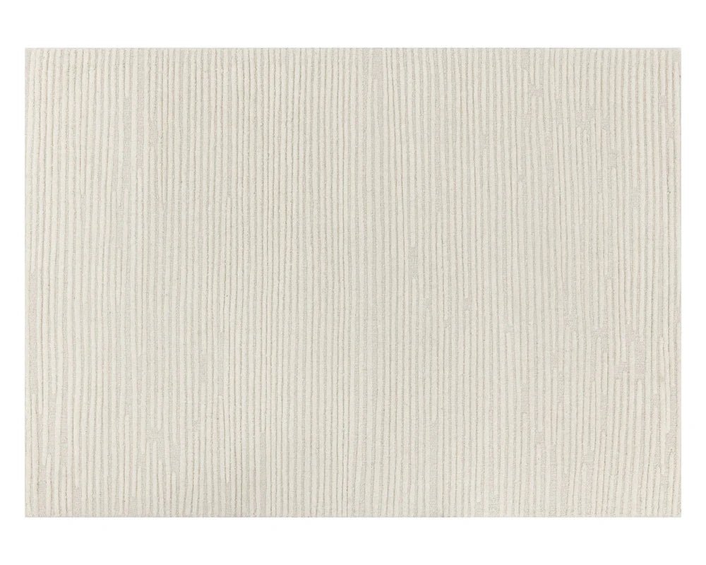 Deva Hand - Tufted Rug - Ivory - 10' X 14' - Central Designs
