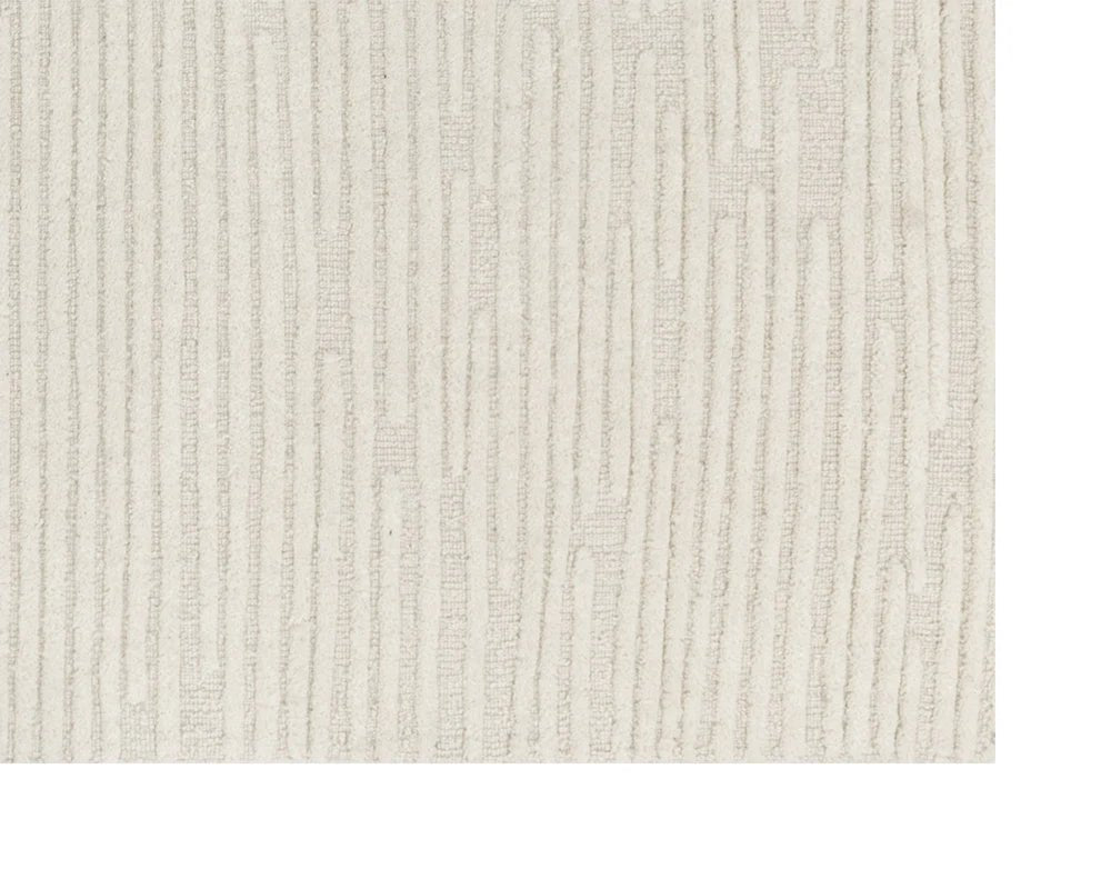 Deva Hand - Tufted Rug - Ivory - 10' X 14' - Central Designs