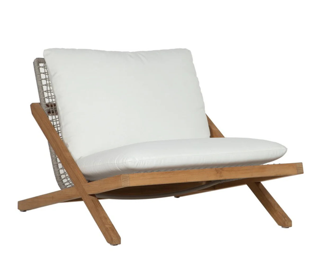 Bari Lounge Chair - Natural - Stinson White