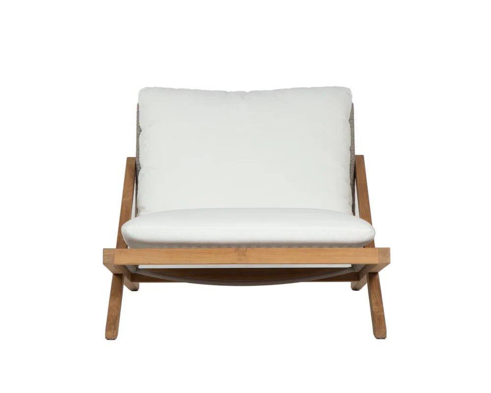 Bari Lounge Chair - Natural - Stinson White