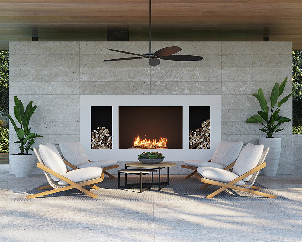 Bari Lounge Chair - Natural - Stinson White