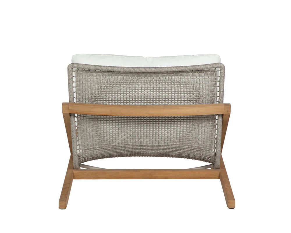 Bari Lounge Chair - Natural - Stinson White
