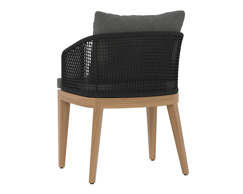 Capri Dining Armchair - Natural - Gracebay Grey - Central Designs
