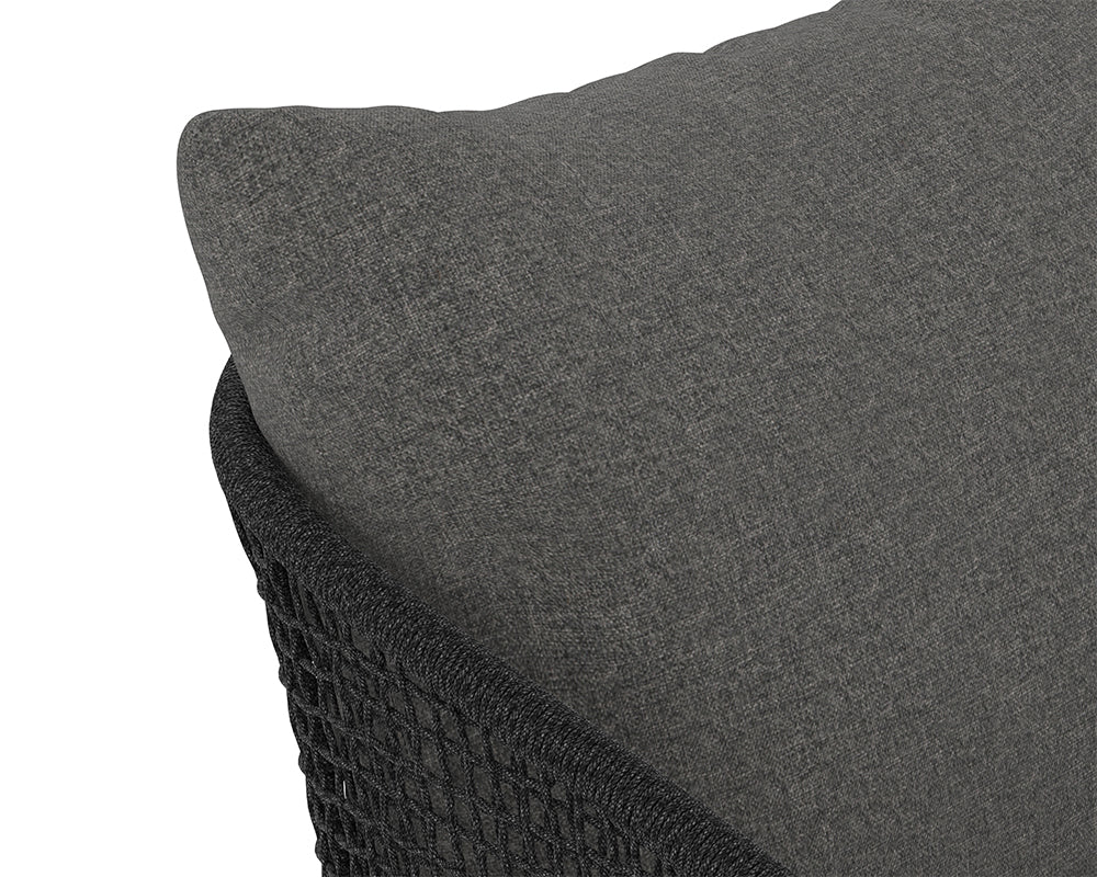 Capri Dining Armchair - Natural - Gracebay Grey - Central Designs