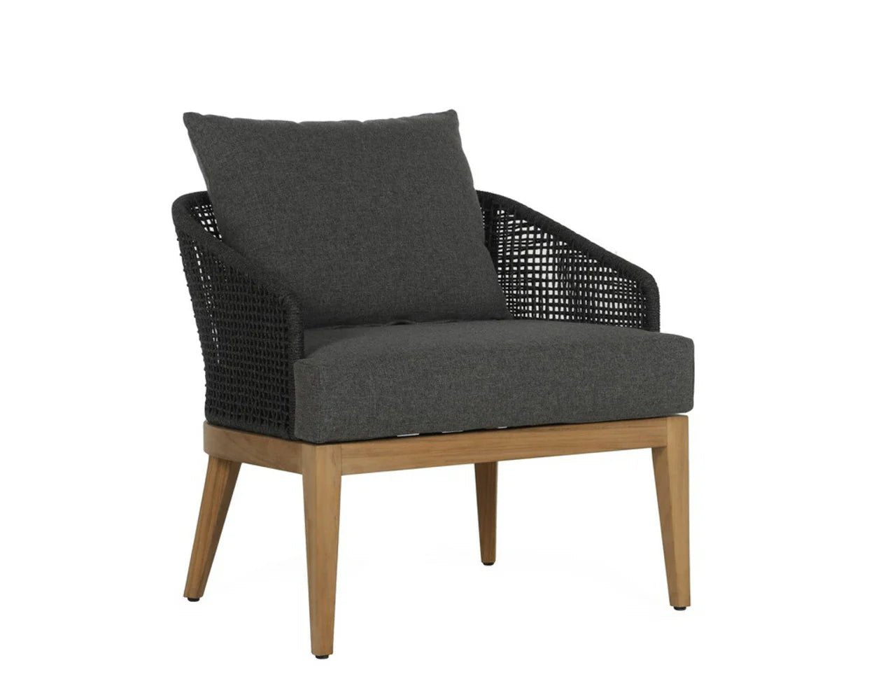 Capri Lounge Chair - Natural - Gracebay Grey - Central Designs
