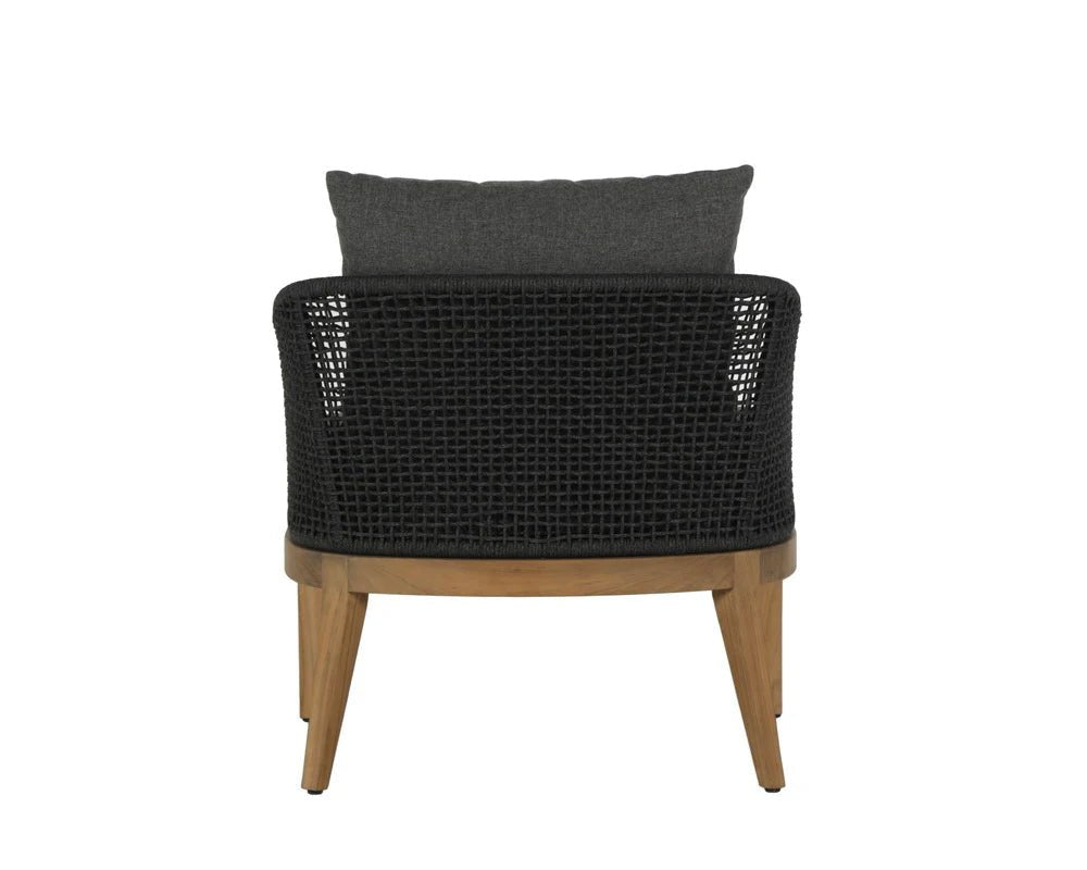 Capri Lounge Chair - Natural - Gracebay Grey - Central Designs