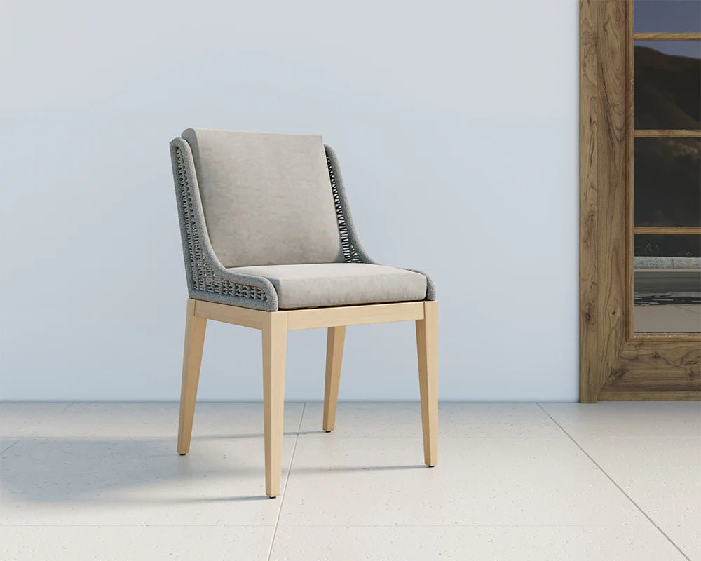Sorrento Dining Chair - Natural - Palazzo Taupe - Central Designs