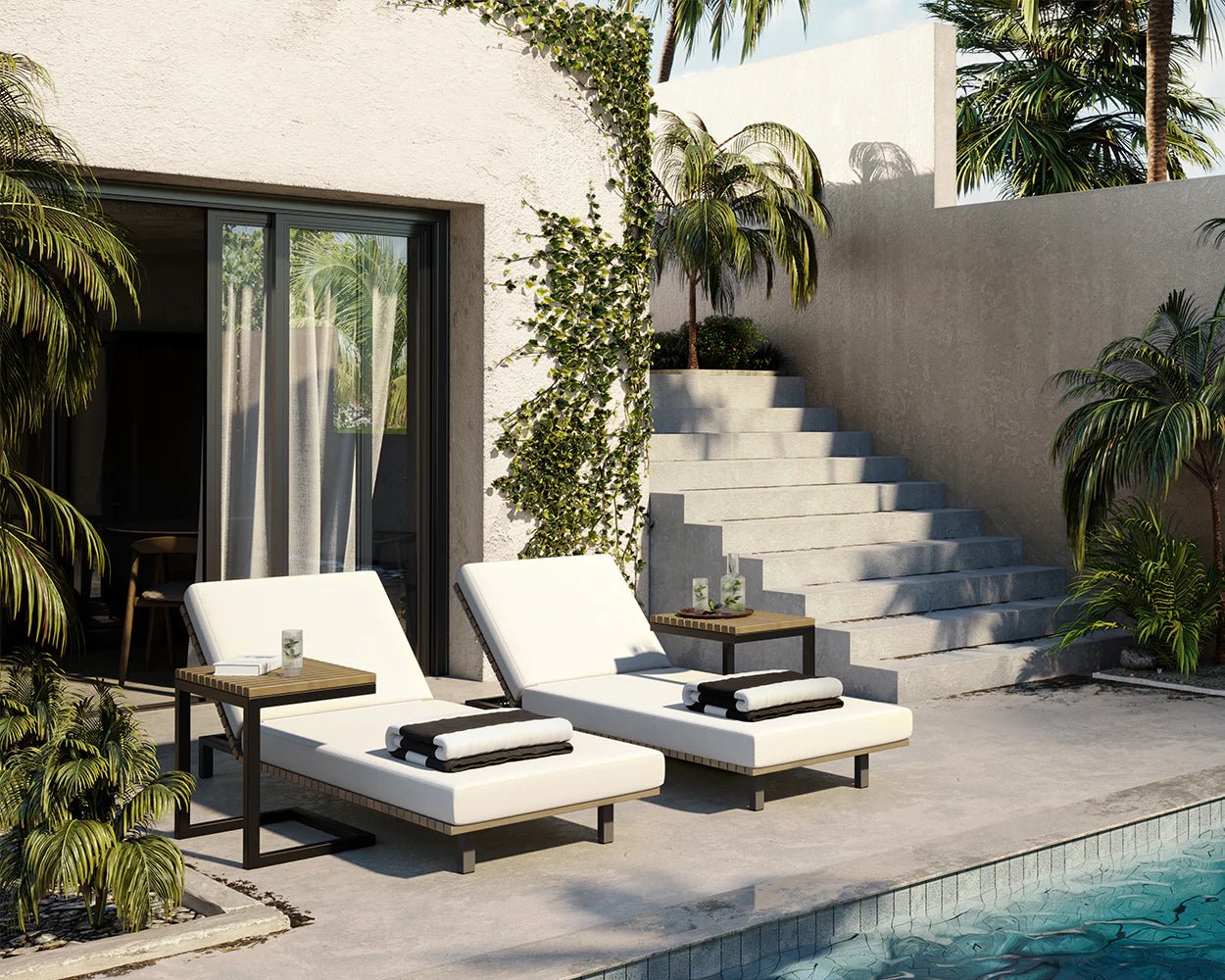 Geneve Lounger - Palazzo Cream - Central Designs