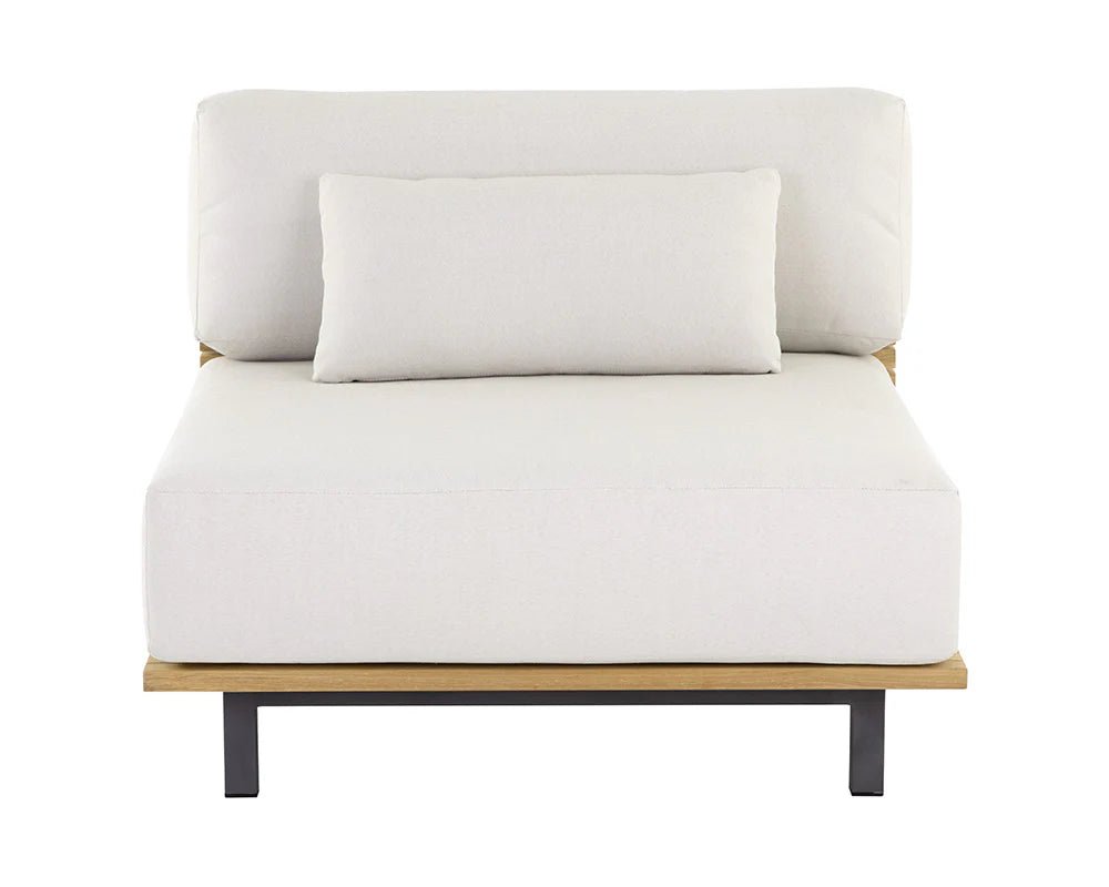 Geneve Modular - Armless Chair - Palazzo Cream - Central Designs