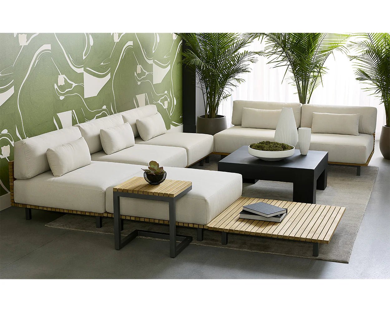 Geneve Modular - Armless Chair - Palazzo Cream - Central Designs
