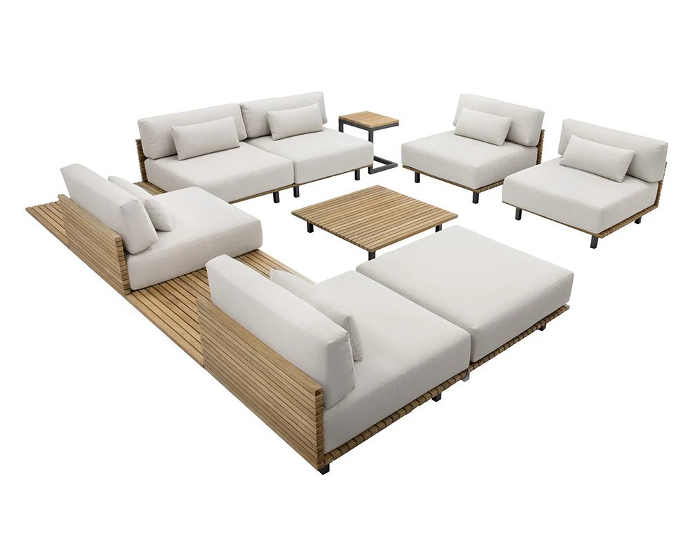 Geneve Modular - Armless Chair - Palazzo Cream - Central Designs