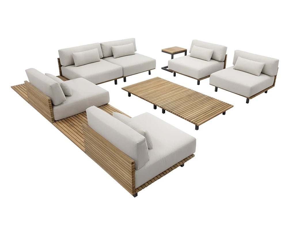Geneve Modular - Armless Chair - Palazzo Cream - Central Designs