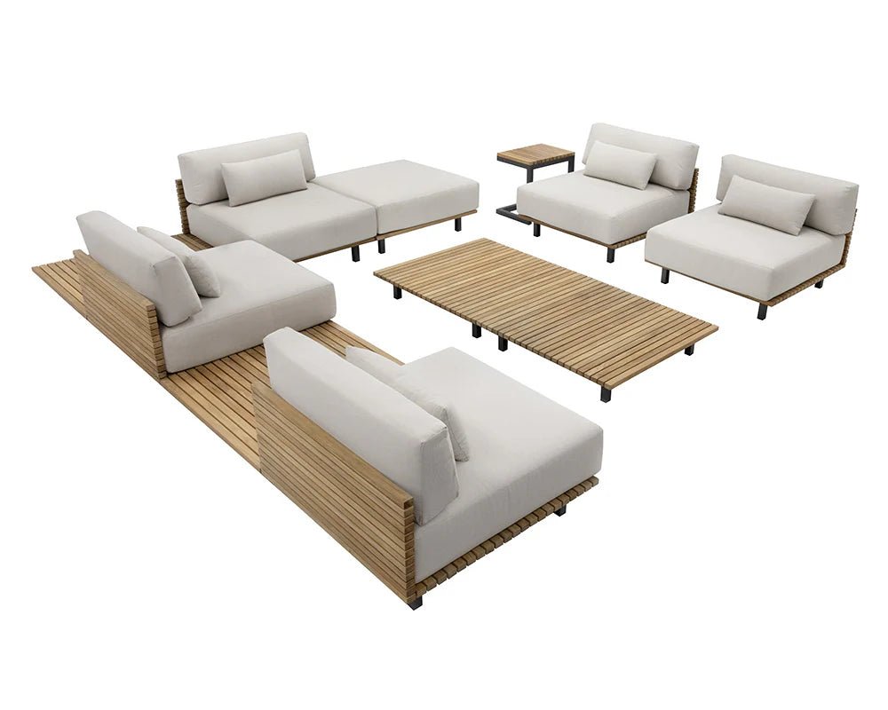 Geneve Modular - Armless Chair - Palazzo Cream - Central Designs