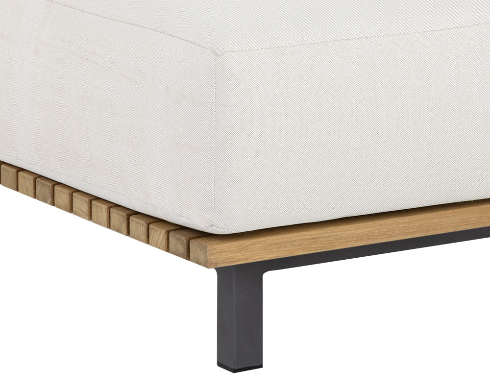 Geneve Modular - Armless Chair - Palazzo Cream