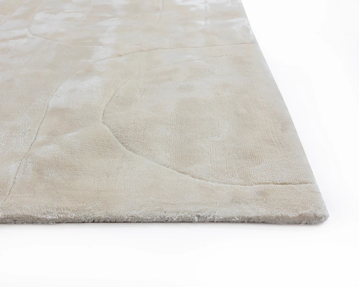 Caruso Hand-Loomed Rug - Cream / Ivory - 6' X 9'