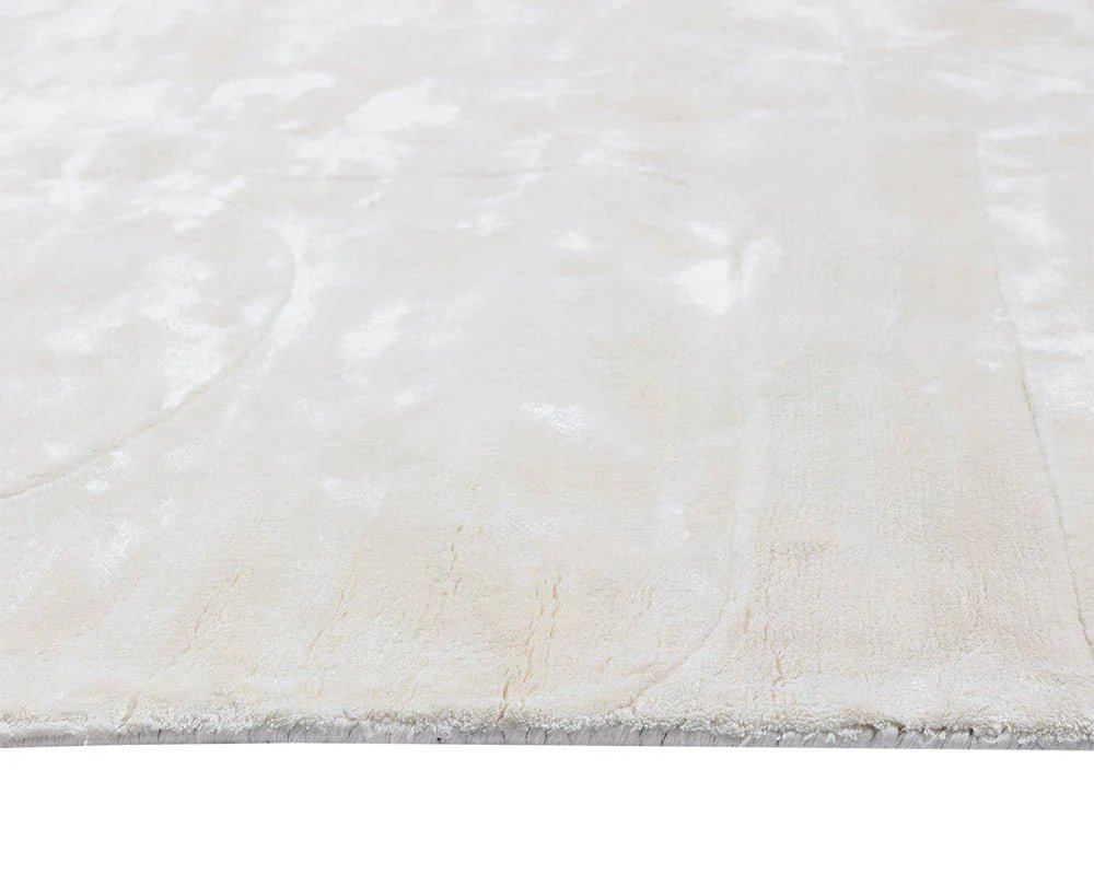 Caruso Hand - Loomed Rug - Cream / Ivory - 8' X 10' - Central Designs