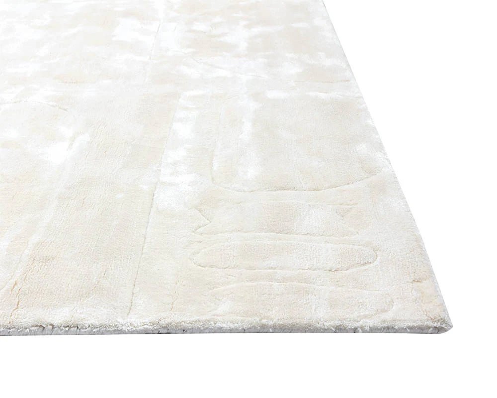 Caruso Hand - Loomed Rug - Cream / Ivory - 9' X 12' - Central Designs